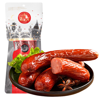 哈尔香哈尔滨红肠熟食香肠火腿肠220g袋精装