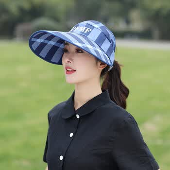 smotouch mud高档品牌太阳帽女大帽檐夏季防晒大沿遮阳帽骑车遮脸时尚