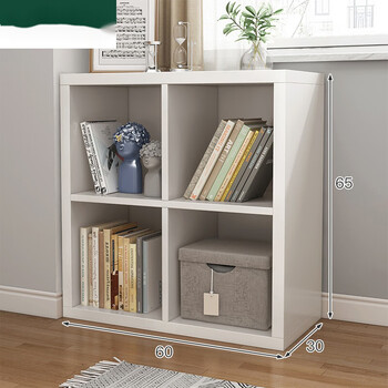 裕顺寿 立式书架收纳柜 书架置物架落地省空间多层简约飘窗小书柜立