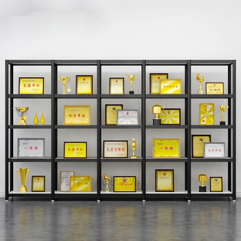 展示架荣誉证书展示架授权奖杯荣誉墙合格产品证书营业执照展示架展柜