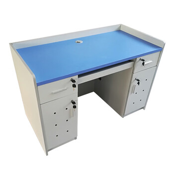 电脑桌 书桌初中生 多媒体讲台学校机房教师讲课桌1.8米板式1.