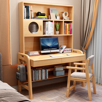 家用中小学生课桌简约现代书房电脑桌小户型写字桌卧室可升降学习桌