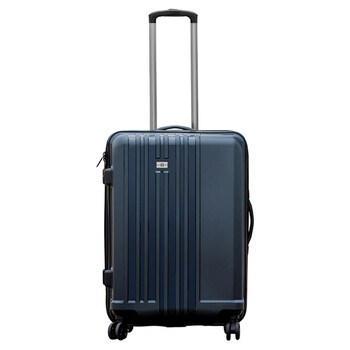 瑞世（SUISSEWIN）拉杆箱 24英寸轻音万向轮旅行箱 时尚轻盈行李箱托运箱  SN8810 深蓝色