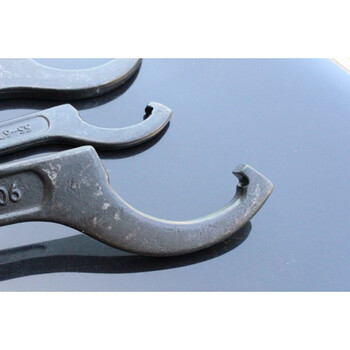 月牙扳手 钩形 园螺母扳手 孔钩扳手 勾头扳手 月牙扳手34-36mm