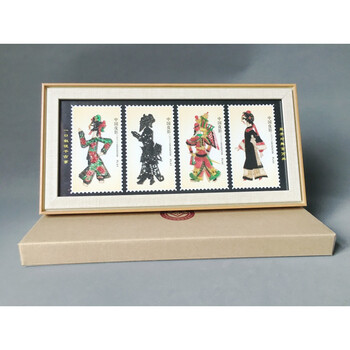 陕西皮影画框摆件装饰中国风手工艺品西游记特色礼品公司定制 邮票 17