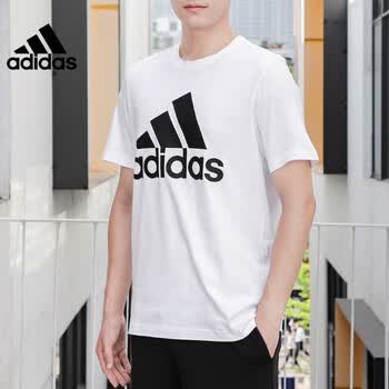 Adidas阿迪达斯男装半袖夏季新款运动型格 