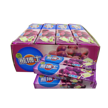 徐福记熊博士弹性口嚼糖办公休闲小零食软糖零食儿童糖汁嚼劲软糖零食