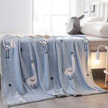 毛毯单人冬天午睡便携膝盖毯盖腿女学生教室儿童办公室午休毯子 鸡