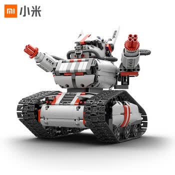 mi小米米兔积木机器人系列履带机甲