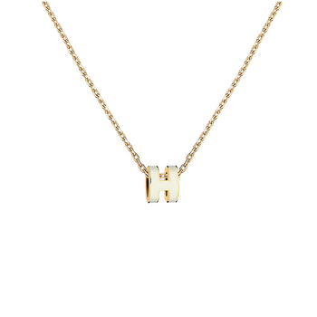 鲜花/奢侈品>奢侈品>饰品>爱马仕(hermes)>爱马仕项链女迷你椭圆立体