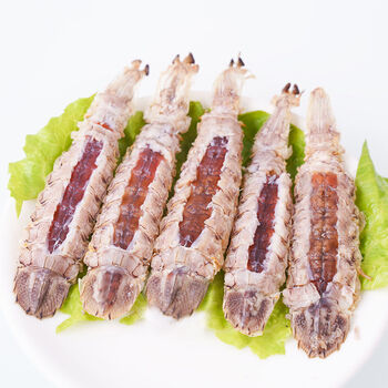 利妙财风皮皮虾熟冻大中母带膏黄虾婆虾爬海捕大虾爬琵琶虾海鲜 昌盛