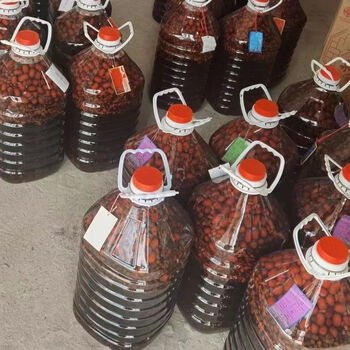 正宗稔子酒桃金娘酒泡半年以上桶装农家自制果酒酿酒2斤捻子酒