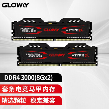 (Gloway)TYPE-ϵ DDR4 16G(8*2)װ ̨ʽڴ  DDR4 16G(8*2) 3000 ʯīɢƬ