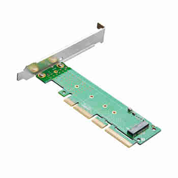 芯梦达 PCIe4.0 x4转单盘M.2NVME固态硬盘转接卡1U/2U服务器22110SSD扩展卡 带全高档板（已安装） PCIe4.0x4转单口M.2 NVME转接卡
