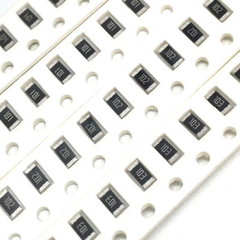 定制个 1206贴片电阻j档5% 0r1 1r0 10r/101/102/103/104/10 100=10Ω