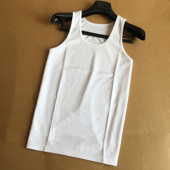 路卿程 白背心夏季男白色背心体能服训练服男款跨栏篮球背心无袖透气