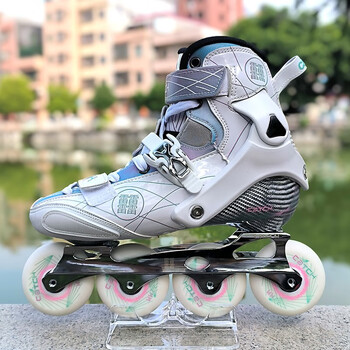 碳纤维轮滑鞋专业平花鞋hv42凯琪溜冰鞋成人儿童高端鞋教练花样鞋