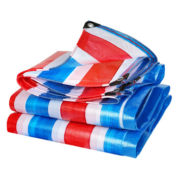 三色蓬布彩条布 2米宽*30米长/捆