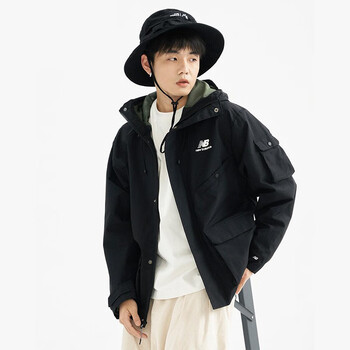 new balance男装2023春季新款男女休闲运动中性外套户外露营风amj