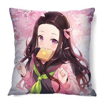 鬼灭之刃抱枕二次元动漫祢豆子炭治郎蝴蝶忍靠垫定制生日礼物靠枕 14