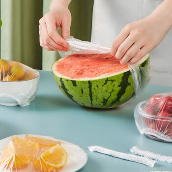 sungsa日本一次性保鲜膜套家用保鲜袋食品级食用松紧口保鲜膜罩食品