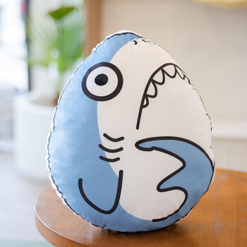 康仕途鲨狗玩偶 网红沙雕抱枕鲨雕鲨1叉鲨瓜 鲨1币 鲨1缺 鲨1蛋靠垫