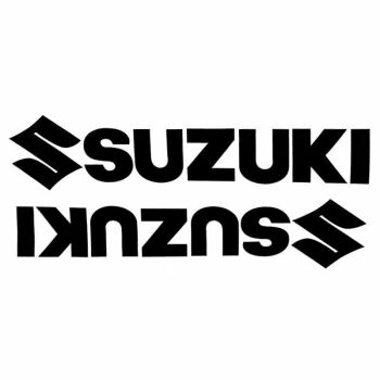 零寻 摩托车贴纸suzuki铃木车标logo字母贴反光防水贴改装配件车贴膜