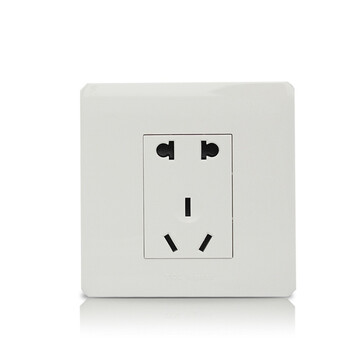 明装开关插座5孔插座面板86型明装五孔插多孔墙壁插座