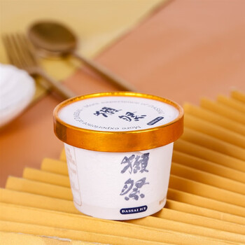 獭祭dassai冰淇淋80g*12杯装日本进口生牛乳北海道鲜奶酒糟冰淇淋