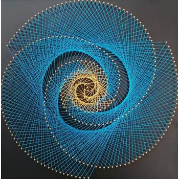 钉子绕线画定制【闪电发货】手工艺品diy自己做钉线画制作钉子绕线画