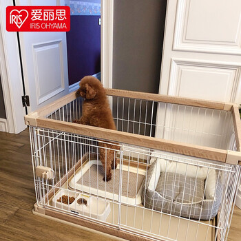 Iris爱丽思狗围栏宠物笼子狗狗围栏木质狗栅栏猫咪护栏大型犬金毛中小型犬泰迪用品 S号茶色 冬季保暖套餐 6件赠品 大型 图片价格品牌报价 京东