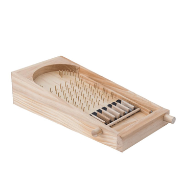 米洛凌 抽奖转盘小幸运大转盘店庆抽奖活动道具不可控弹珠台木质 原木