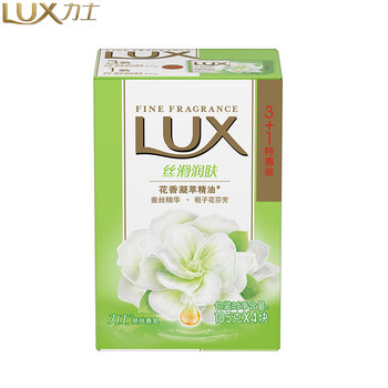 力士香皂(丝滑润肤)105gx4块 新老包装随机发 6902088324891