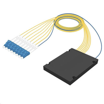 定制  电信级光纤分路器1分光纤分线器一分二单口方头lc/upc盒式/拉锥