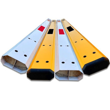 停车场道闸杆八角杆栏杆铝合金起落拦车直杆小区升降栅栏杆挡车杆 10