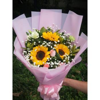 重庆鲜花速递同城毕业典礼活动会议定制真花送男生爸爸老公生日礼物 2