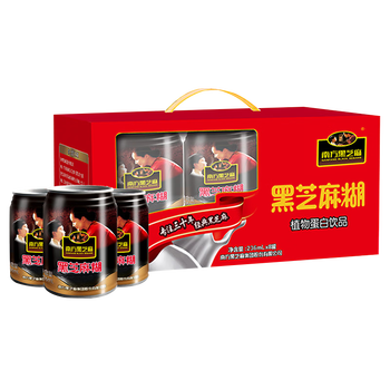 南方黑芝麻(nanfang black sesame)南方黑芝麻黑芝麻糊236ml罐装即饮