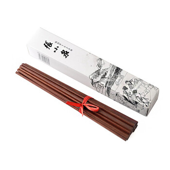 2022新款张小泉玄香系列家用实木无漆无腊鸡翅木筷子10双装w70005000