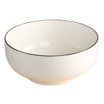 新款大碗 大号家用7寸面碗8寸大汤碗纯白陶瓷餐具欧式汤盆创意个性碗