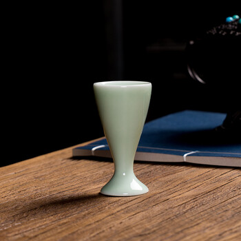 北保娇 酒杯套装家用陶瓷酒具白酒杯仿古分酒器黄酒杯中式小酒盅 梅子