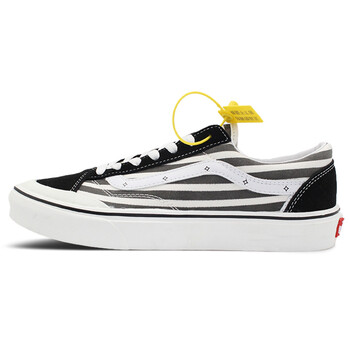 万斯(vans)帆布鞋女鞋夏季包头黑白条纹斑马低帮板鞋休闲运动男鞋潮