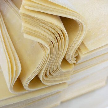 恩施特产包面皮子馄饨皮全鸡蛋云吞皮粉皮饺子皮抄手真空500g