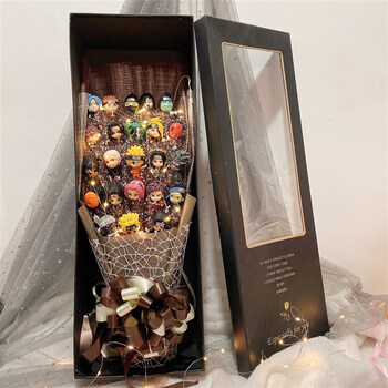 万代火影忍者手办鸣人宇智波鼬生日男生礼物花束六一儿童节520送男友