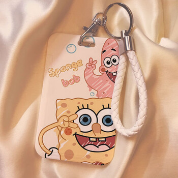 校园学生卡公交地铁门禁卡水卡证件保护套情 海绵宝宝卡套 