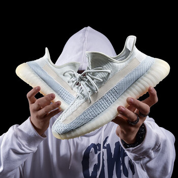 350休闲男鞋2022莆田新品满天星透气百搭情侣鞋男士网面鞋子 冰蓝天使