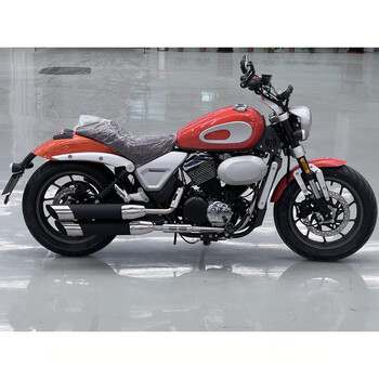 悦物耐典250摩托车皮带传动巡航街车风尚哈雷太子车金吉拉dx250红色款