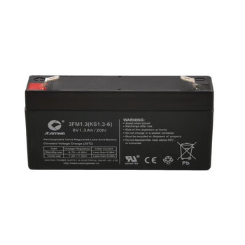 3ah/20hr电子天平电池考勤机电瓶代替6v1.2ah电池h 正品全新6v1.