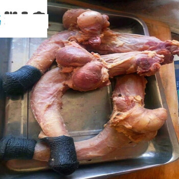 宜享健康新鲜熟驴鞭带蛋驴鞭驴生殖器整套金钱肉开袋即食驴鞭驴肉大套