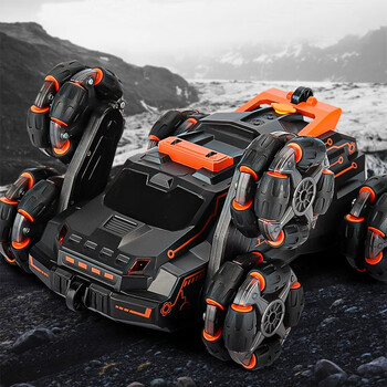 礼物8-10岁喷雾充电手势感应六轮变形特技四驱车成人遥控车漂移攀爬车