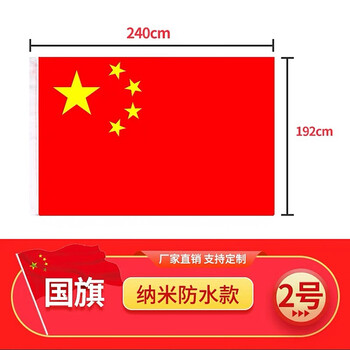 中国国旗五星红旗国庆小国旗手摇国旗串旗吊旗挂旗小红旗党旗2号纳米